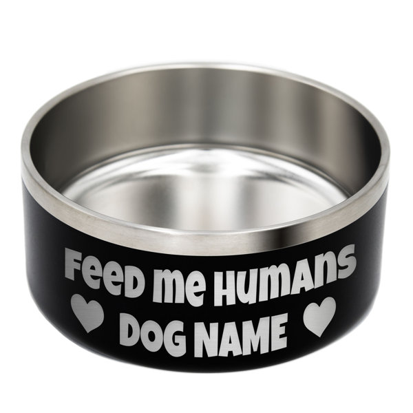 MerchSalad Personalized Durable Insulated Dog Bowl Wayfair